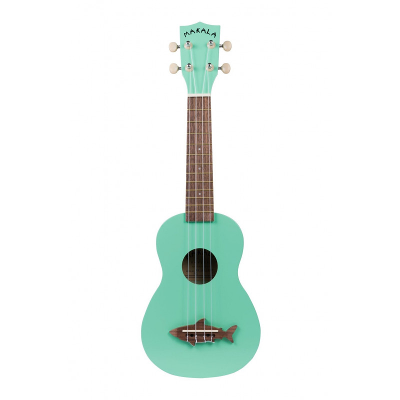 Kala Makala Shark vert MK-SS-GRN (+ housse) - Ukulele Soprano Kala Makala Shark vert MK-SS-GRN (+ housse) - Ukulele Soprano