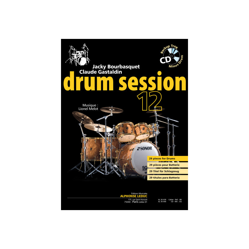 Drum Session Vol.12 Bourbasquet - Gastaldin (+ audio)