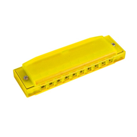 Hohner Happy Color Harp 10 trous Do - Harmonica diatonique jaune