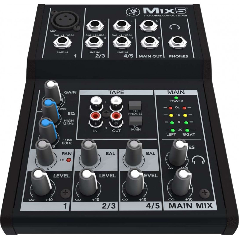 Mackie MIX5 - Table de mixage 5 voies