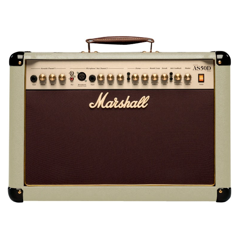 Marshall AS50D Crème - Ampli guitare acoustique