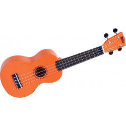 Mahalo  Rainbow MR1-OR - Ukulele Soprano orange brillant + housse