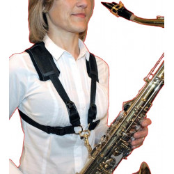 Harnais pour saxophone ténor, alto, baryton BG S41CMSH - confort - pour femme