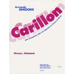 Carillon Armando GHIDONI - partition Saxophone - Ed. Leduc