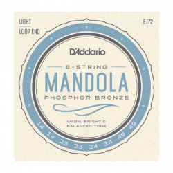 D'Addario EJ72 14-49 light  Phosphore Bronze - Jeu de cordes mandoline