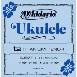 D'addario Pro Arté Titanium EJ87T - Cordes ukulélé Ténor