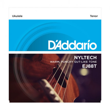 D'addario Nyltech EJ88T - Jeu de cordes ukulélé Ténor