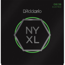 D'Addario NYXL0838 - Extra super Light 08-38 - Jeu de cordes guitare électrique