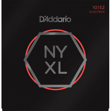 D'Addario NYXL1052 - Light 10-52 - Jeu de cordes guitare électrique