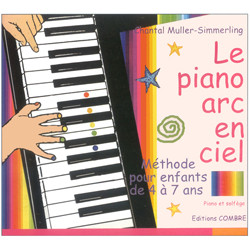 Méthode de piano des 4-7 ans - Le piano Arc-en-ciel - MULLER-SIMMERLING Chantal