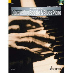 Méthode Piano -Wolfgang Wierzyk Discovering Boogie & Blues Piano(+ audio)