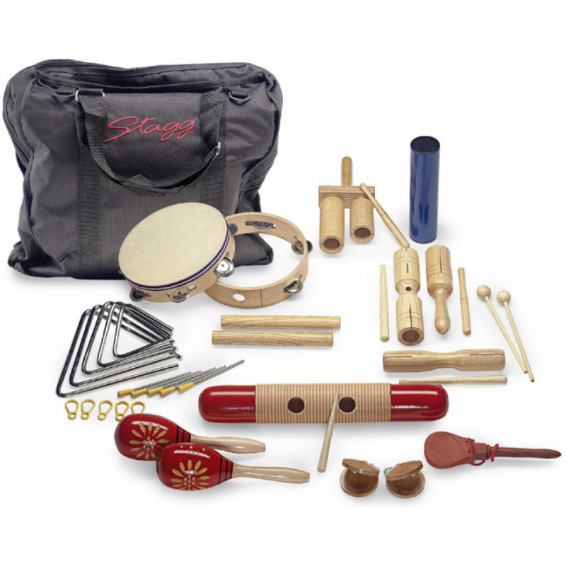 Stagg CPJ-05 - Kit percussion pour enfants, avec sac