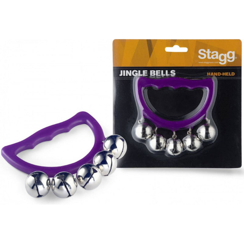 Stagg SHB5 PP - Jeu de grelots à main