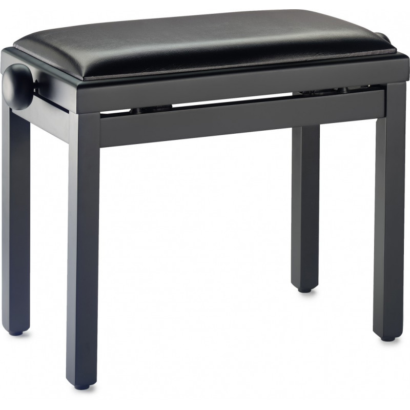 Banquette Piano Stagg PB39 Noir mat Skai noir