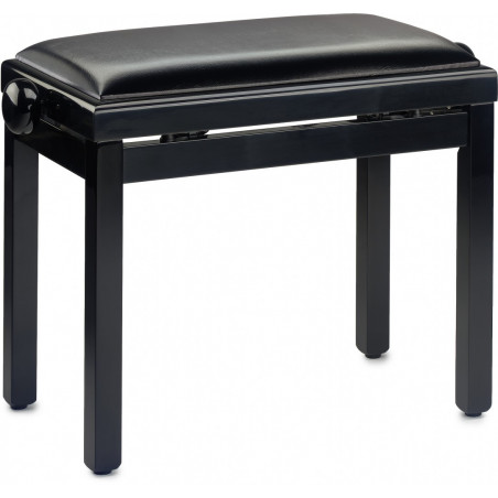 Banquette Piano Stagg PB39 Noir brillant skai noir