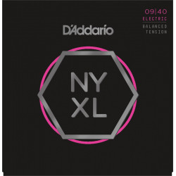 D'Addario NYXL0940BT - Super Light 09-40 - Jeu de cordes guitare électrique