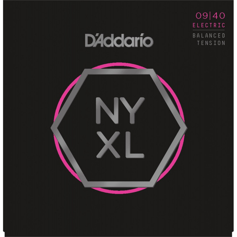 D'Addario NYXL0940BT - Super Light 09-40 - Jeu de cordes guitare électrique