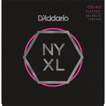 D'Addario NYXL0940BT - Super Light 09-40 - Jeu de cordes guitare électrique