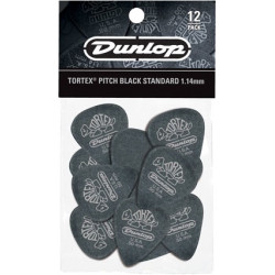 12 mediators Dunlop Tortex Pitch black 0.50mm - 488P50