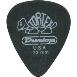 12 mediators Dunlop Tortex Pitch black 0.73 mm - 488P73