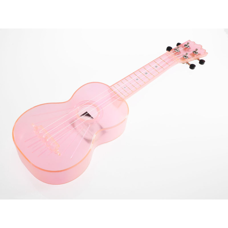 Ukulele Koki'o Plastic Soprano rose transparent