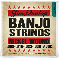 Dunlop DJN0930 Nickel Ténor 9-30 - Jeu de 4 cordes banjo