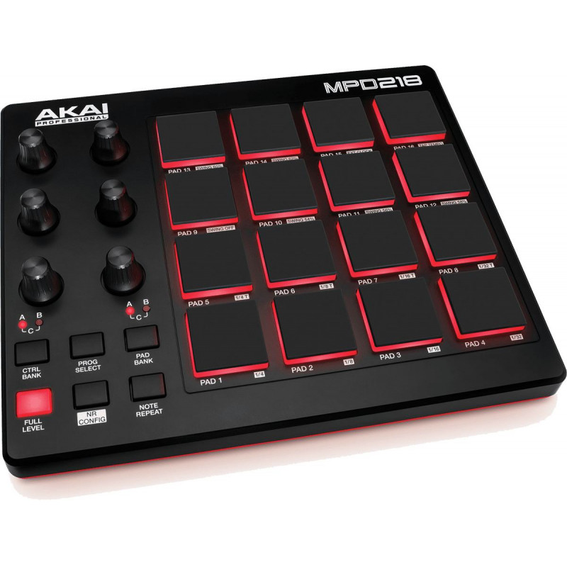 Akai MPD218 - Surface de contrôle MPC USB/MIDI Akai MPD218 - Surface de contrôle MPC USB/MIDI