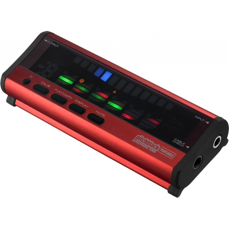 Korg Pitchblack Portable - Accordeur Chromatique rouge
