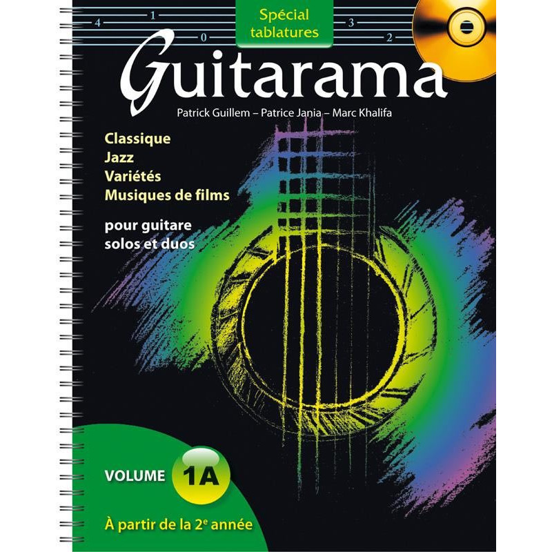 Guitarama Volume 1A Tablatures - P. Guillem (+ audio)