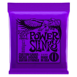 Ernie Ball Power Slinky 11-48 - Jeu de cordes guitare électrique - P02220