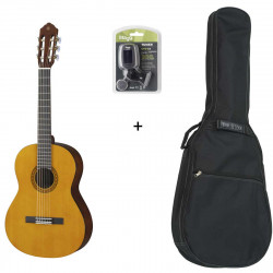 Pack Yamaha CS40 3/4 - Guitare Classique 3/4 (+ accordeur et  housse )