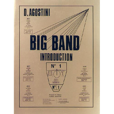 Big Band Introduction 1 - Etudes de Batterie - Dante Agostini