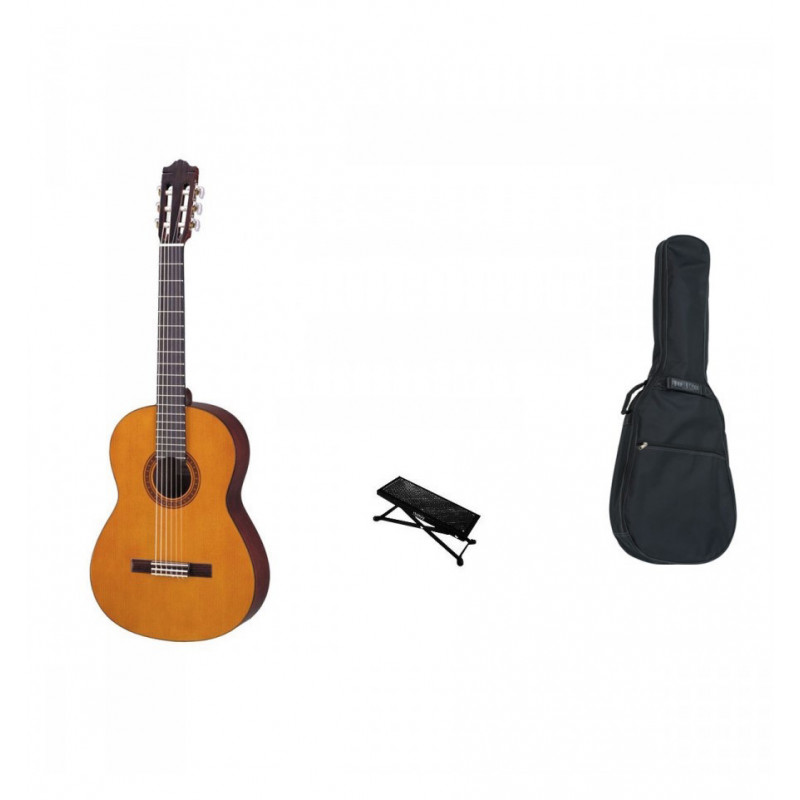 Pack Yamaha C40 - Guitare Classique (+ housse, repose pied)