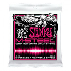 Ernie Ball Slinky M-STEEL 9-42 - Jeu de cordes guitare électrique - P02923