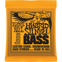 Ernie Ball Hybrid Slinky  Bass 45-105 - Jeu de cordes guitare basse - P02833
