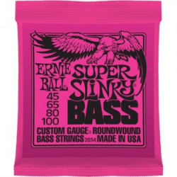 Ernie Ball Super Slinky  Bass 45-100 - Jeu de cordes guitare basse - P02834