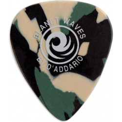 10 médiators Planet Waves Classic Standard - 1,00 mm - camouflage