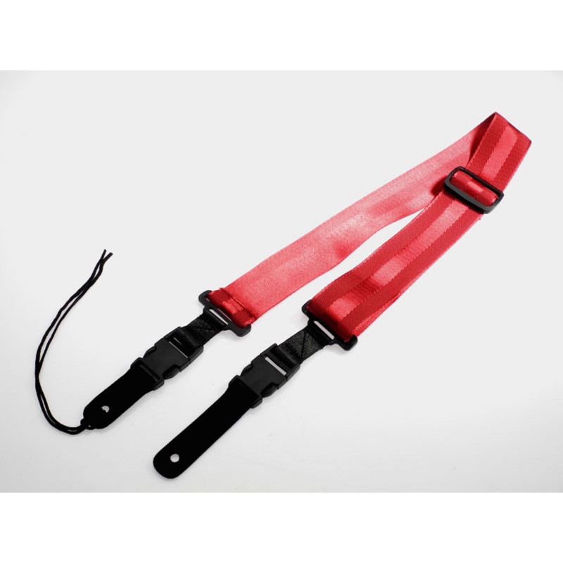 Sangle ukulele en nylon 135 cm - Rouge