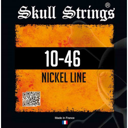 Skull Strings Nickel Line 10-46  - Jeu de cordes guitare électrique