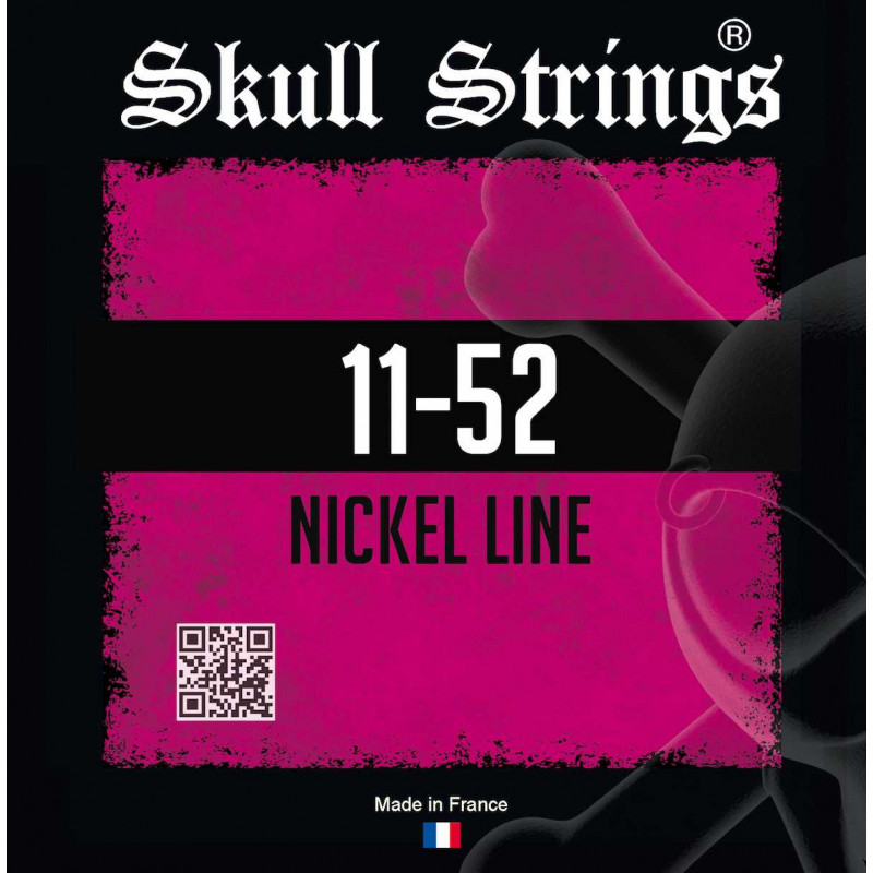 Skull Strings Nickel Line 11-52  - Jeu de cordes guitare électrique