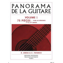 Méthode Panorama de la guitare Volume 1 - Fayance