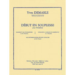 Méthode pour Trombone DEMARLE - Début en Souplesse