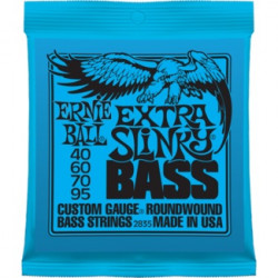 Ernie Ball Extra  Slinky  Bass 40-95 - Jeu de cordes guitare basse - P02835