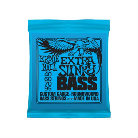 Ernie Ball Extra  Slinky  Bass 40-95 - Jeu de cordes guitare basse - P02835