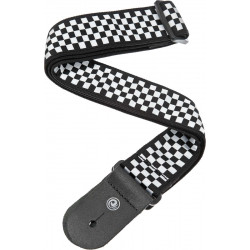 Planet Waves 50C02 Damier  - Sangle guitare en nylon 5cm