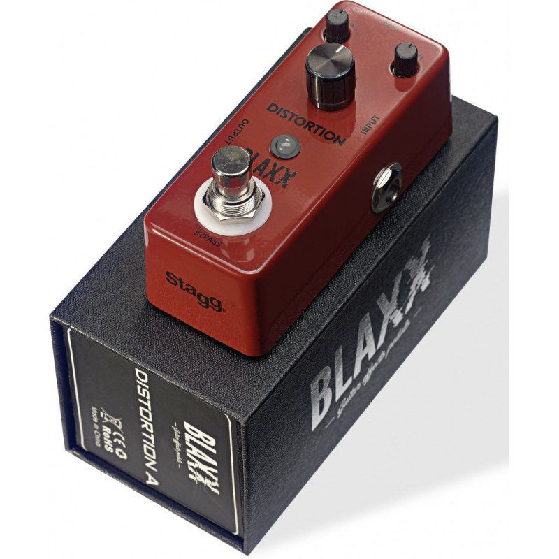 Blaxx BX-dist A - Mini pédale de Distorsion pour guitare