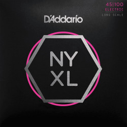 D'Addario NYXL45100 - Regular Light 45-100 - Jeu de cordes guitare basse