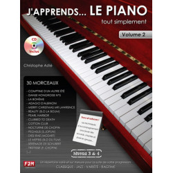 J'apprends le Piano... tout simplement Vol 2 - Christophe Astié (+ audio)