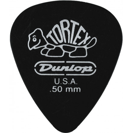 Mediator Dunlop Tortex Pitch black 0.50mm - 488R50