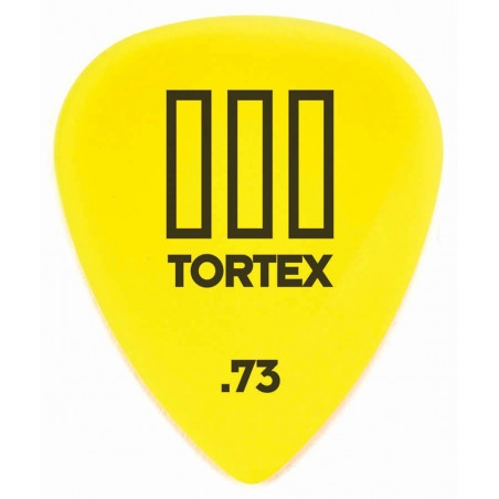 Médiator Dunlop Tortex T3 0.73 mm - 462R73